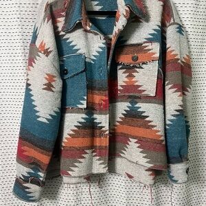 LA MIEL Textured Knit Jacket